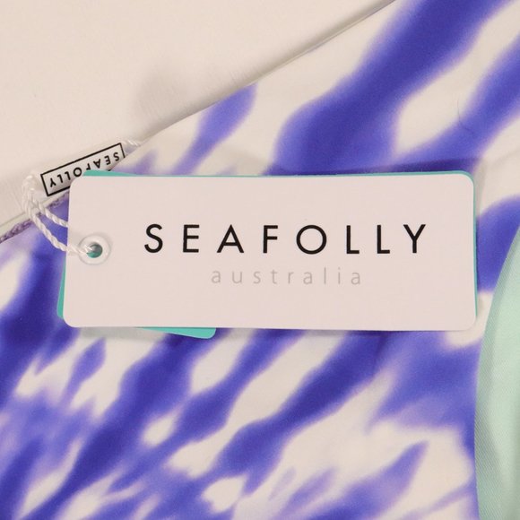 NWT Seafolly X Revolve Beach Break Ruched Retro Hipster Swim Bottoms - Picture 2 of 8